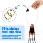 60 Pcs Push To Connect Fittings Air Line Pneumatic Kit Quick Release 1 4  Od new