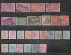 Belgium  Early Stamp Collection - 100 Different Stamps  lot Belgium 19 