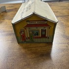 J Chein Tin Litho Toy Garage Service Station Brake Welding 1930s 40s