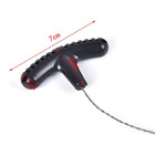 1pc 72cm Portable Wire Saw Steel Hand Chain Camping Hiking Outdoor Tool