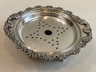 Vintage 3 Pc Hl Silverplate Footed Butter Dish  5 1 2  High  6 3 4  Widest
