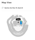 Ateez Ticket - Citi Field  Nyc Sector Vip Floor Seat  section A2  Row 15 