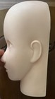 Beige Female Rubber Makeup Mannequin Head For Hair   Makeup Practice Training