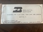 Burlington Northern Railcar Diagrams For Flat Cars  Tank Cars And Cabooses Sec 3
