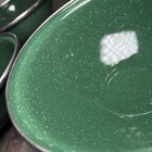 4 Gsi Outdoors 6  Serving Bowls Green Speckled Enamelware Camping In Or Outdoor