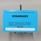 Vintage 2004 Stardust Resort   Casino Las Vegas Vip Hotel Souvenir