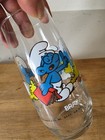 Vintage 1982 Brainy Smurf Glass Tumbler The Smurfs Excellent Condition 