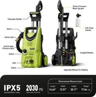 New Electric Pressure Washer  26 Ft 2030 Psi Pressure Cleaner With Swivel Joint
