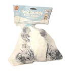 Raz-buddy Paci Holder With Soothie Pacificer  Gray   White Coby Cow  Brand New  