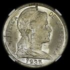 1935 Colombia 5 Centavos     Ngc Ms-64     Coin 5c Uncirculated Unc Bu    trusted   