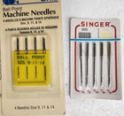 Sewing Machine Needle Lot  x16  Dritz   Singer Ball Point Unused