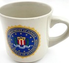  Vintage Doj Department Of Justice Fbi Federal Bureau Of Investigation Mug F18