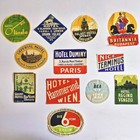 43 Vintage Luggage Labels Europe Hotels Travel Stickers Early 20th Century