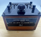 Vintage Ayrton Shunt   Box Universal For Galvanometers Only 1950s Oak Enclosure