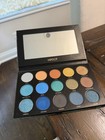 Hipdot Eyeshadow Palette Blue Green Gold Brown Gray Shimmer Pressed Powder