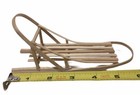 Model Slider Dog Sled Wooden Wood Kicksled 6    Display Ornament
