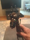 Handmade Beaded Standing Giraffe 16 Inches Tall Made In Africa
