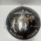 United States Marine Corps Sleek Metal Dome Sign 15 75 Inches Round Man Cave    
