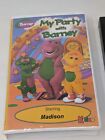 My Party With Barney Vhs Cassette Tape Video Kideo Staring Madison Vintage
