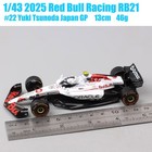 1 43 2025 F1 Red Bull Racing Rb21  22 Yuki Tsunoda Japan Gp Car Model Bburago 
