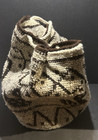 Vintage Peruvian - Drawstring Bag   Purse  tote - Wayuu Mochila - Handmade