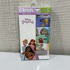 Disney Princess 6 Briefs 2t-3t New
