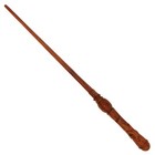 14  Hand Carved Hufflepuff Mahogany Wood Magic Wand Witch Wicca Pagan W free Bag
