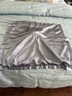 Just Born Deer Fawn Baby Blanket White Gray Tan Stars Satin Security Lovey 24 