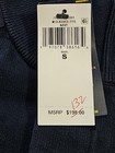 Polo Ralph Lauren Navy Blue Sweater Button Sz Small Nwt  198 Retail
