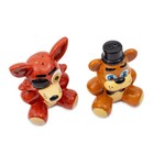 Five Nights At Freddy s Freddy And Foxy Ceramic Salt And Pepper Shaker Set