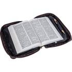 Womens Genuine Leather Bible Cover  Red Alligator Book Protector Cover Tote Case