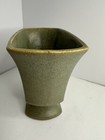 Vintage 1960s Mcm Mccoy Floraline 453 Matte Sage Green Planter Vase Retro Decor