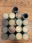 Lot Of 17 Antique Edison Cylinder Records Blue Amberol  Amberol  Gold Moulded