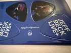 Jeff Beck Live Guitar Picks Set Of 4 Look  Credit Card Size Display  Look 