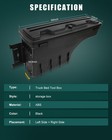 Truck Bed Tool Box F-150 2015-2021 Left Right Multi-comp Heavy Duty No-drill