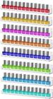 8 Pack Wall Mounted Shelf clear Acrylic Nail Polish Organizer Display  Wall Rack
