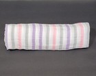 Aden   Anais Muslin Baby Blanket White Purple Gray And Pink Stripe Swaddle 2013