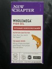 New Chapter Wholemega Fish Oil 1000mg 180 Softgels Omega-3 D3 Astaxanthin