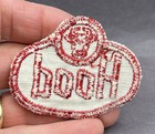 Vintage Hp Hood Delivery Driver Uniform Patch Gauze Back 2-1 4  Good Original