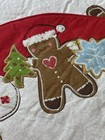 Set Of 4 St Nicholas Square Christmas Gingerbread Oval Placemats 18 X 12 Cotton