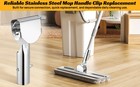 Garne Mop Handle Clip Stainl Steel Steel Clip On Dust Mop Handle 