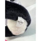 Hard Rock Cafe Pittsburgh Panda Bear Plush White Hoodie Souvenir 8 5 Inch