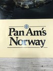 Lot Of 3 Vintage Pan Am s Posters 42x28-  Norway  Hungary  Yugoslavia