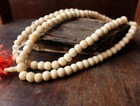 White Bone Mala  White Bone Prayer Beads  108 Bone Mala  Tibetan Bone Beads