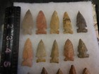 19 Big Sandy  Authentic Arrowheads From Same Site Coffee Slough Personal Finds