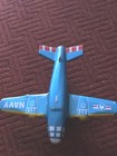 Vintage Tin Toy Friction Plane Lot Likely 1950s Made In Japan