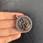 1 41  Old Chinese Tibetan Buddhism Red Copper Guru Rinpoche Pendants Amulet