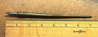 Vtg Heavy Brass Dip Fountain Pen Calligraphy China Flower Engraved Hand Made 