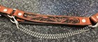 New  Leather Boot Chains Bracelets - Brown   Black - Adj - Buckle Fastener 