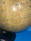 Vintage Art Deco Terrestrial World Globe Terrestre Paris France W stand Size 9 